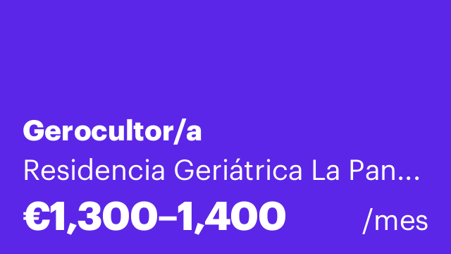 Gerocultor/a