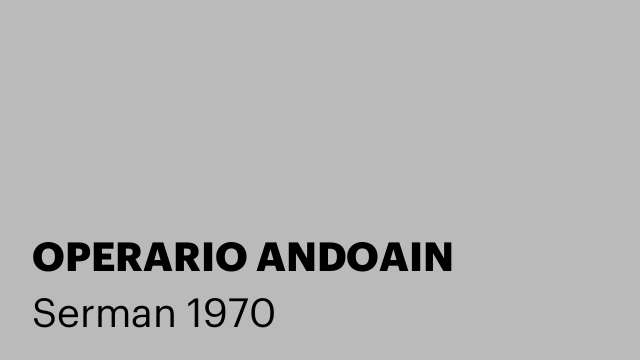 OPERARIO ANDOAIN