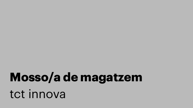 Mosso/a de magatzem