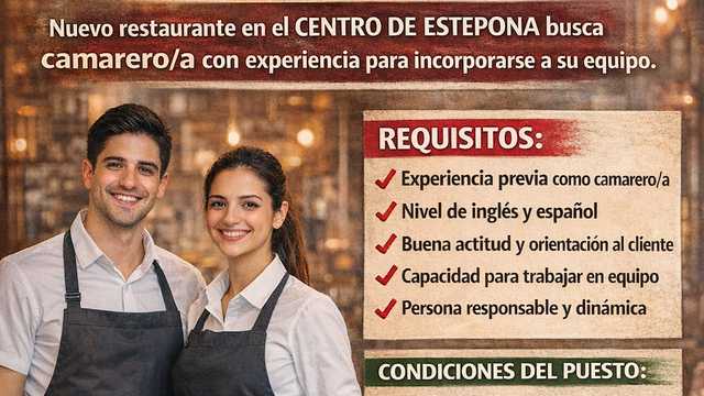 Camarero/a de Restaurante