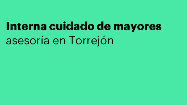Interna cuidado de mayores
