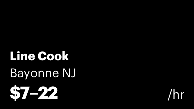 Line Cook