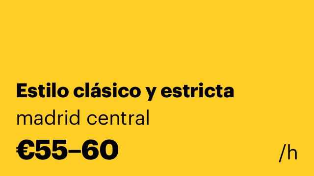Estilo clásico y estricta