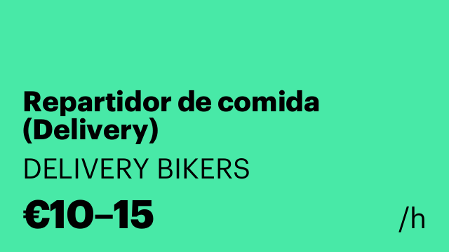 Repartidor de comida (Delivery)