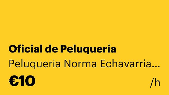 Oficial de Peluquería