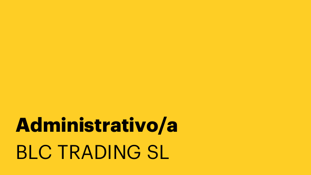 Administrativo/a
