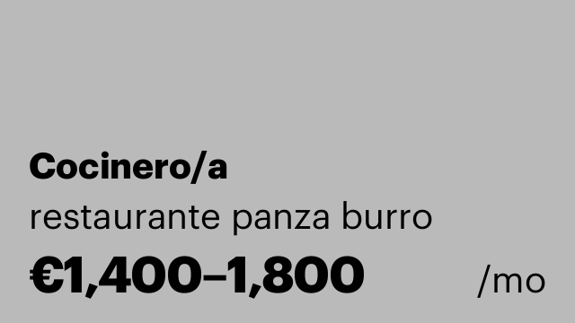 Cocinero/a