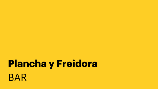 Plancha y Freidora