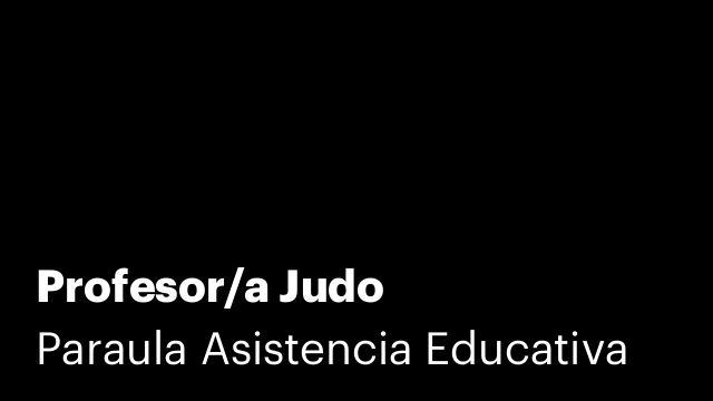 Profesor/a Judo