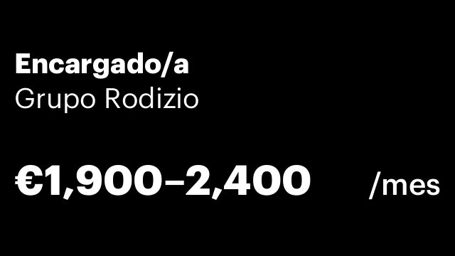 Encargado/a