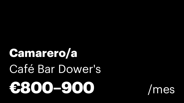 Camarero/a