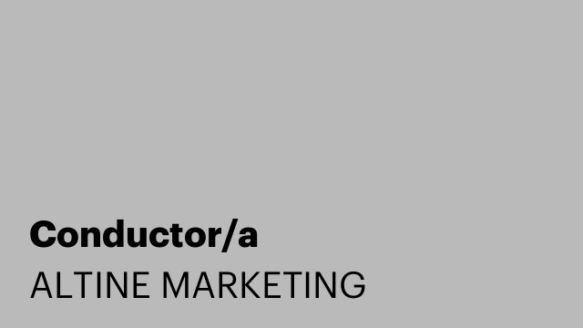 Conductor/a