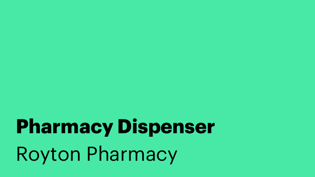 Pharmacy Dispenser