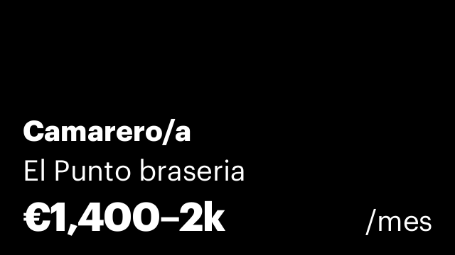 Camarero/a