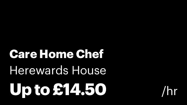 Care Home Chef