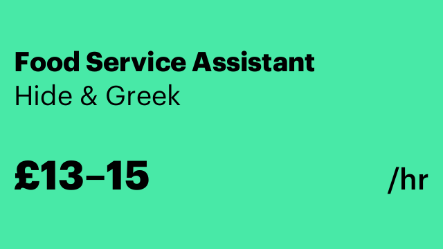 Food Service Assistant