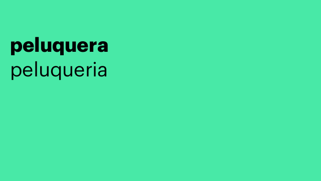 peluquera