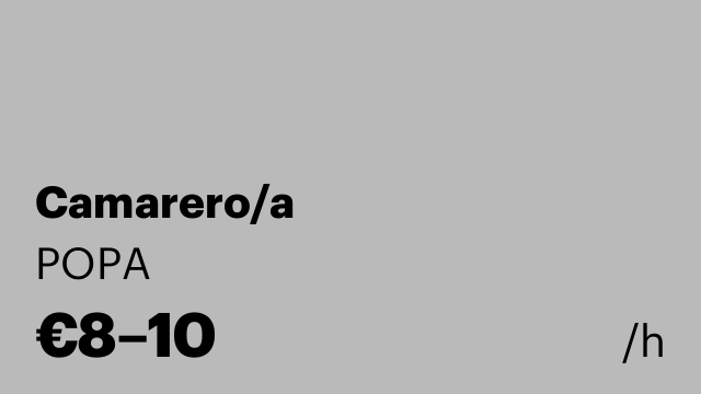 Camarero/a