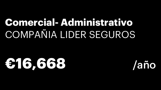Comercial- Administrativo