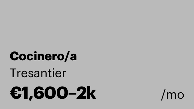 Cocinero/a