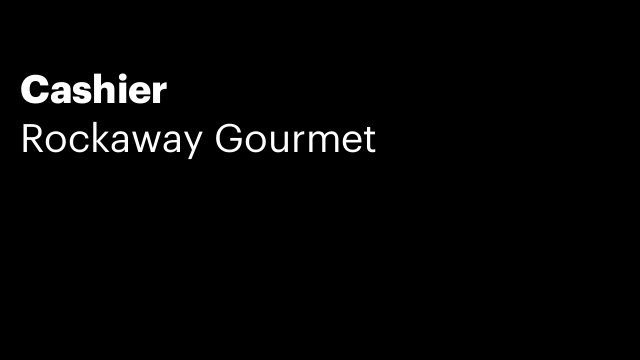 Cashier