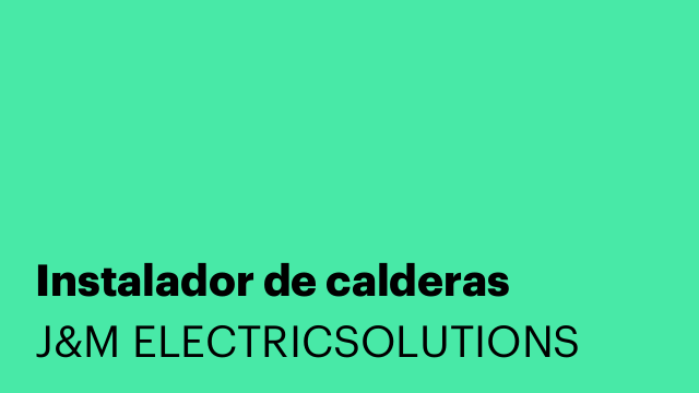 Instalador de calderas