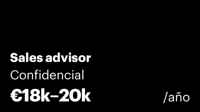 Sales advisor
