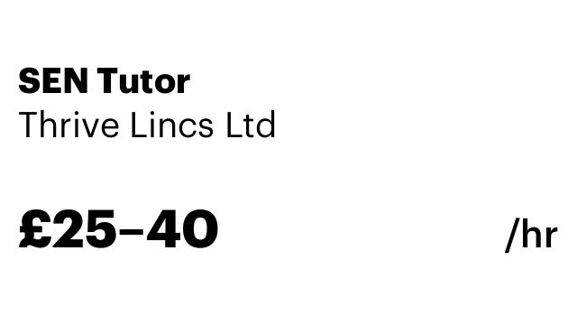 SEN Tutor