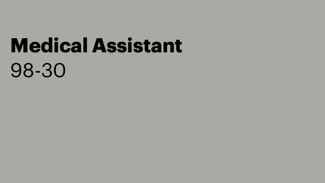 Medical Assistant