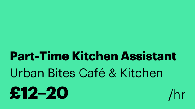 Part-Time Kitchen Assistant