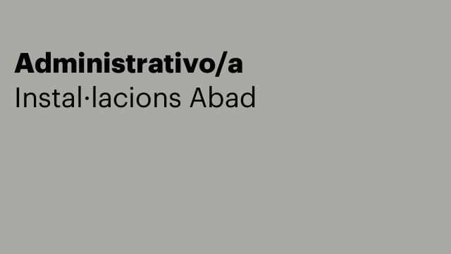 Administrativo/a