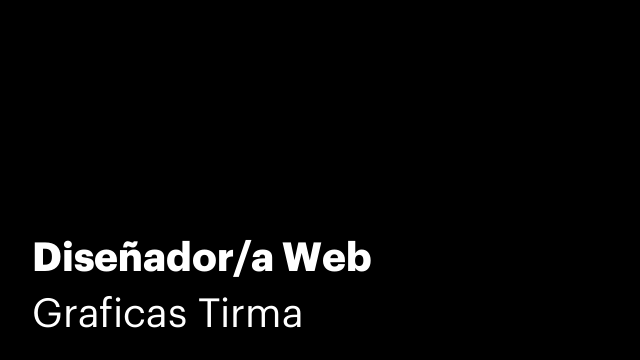 Diseñador/a Web