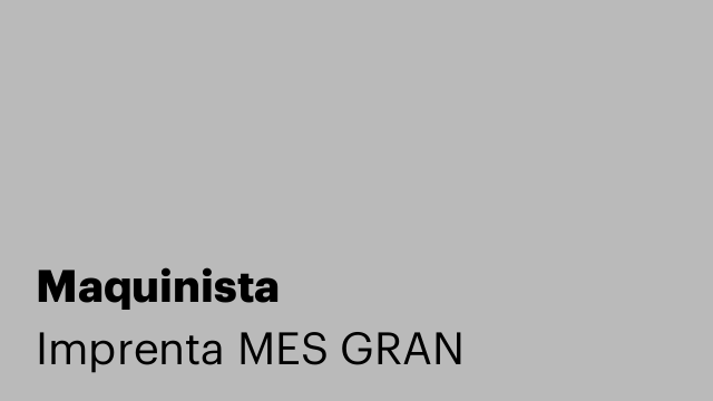Maquinista