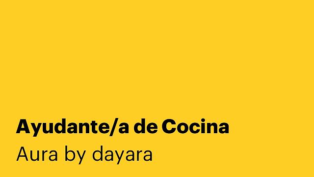 Ayudante/a de Cocina