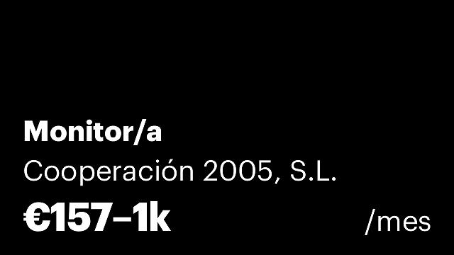 Monitor/a