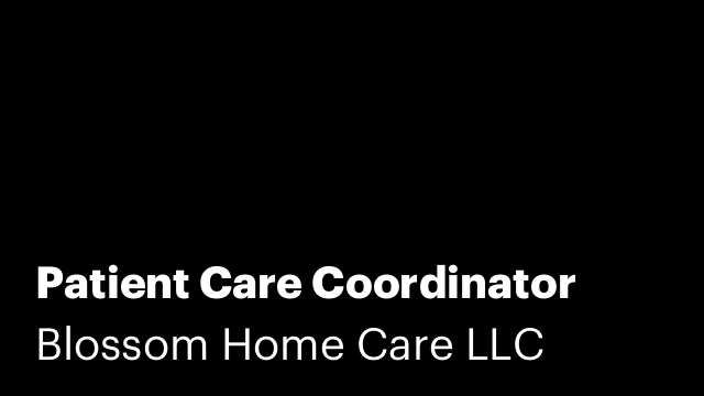 Patient Care Coordinator