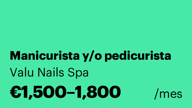 Manicurista y/o pedicurista