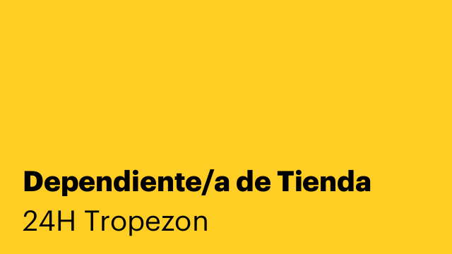 Dependiente/a de Tienda
