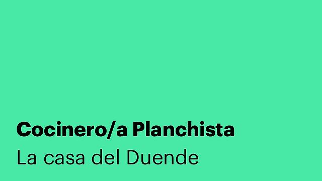 Cocinero/a Planchista
