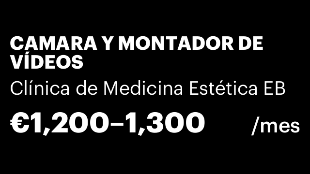 CAMARA Y MONTADOR DE VÍDEOS