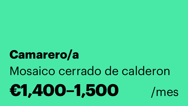 Camarero/a