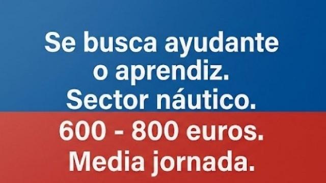 Ayudante o aprendiz de reparaciónes náuticas