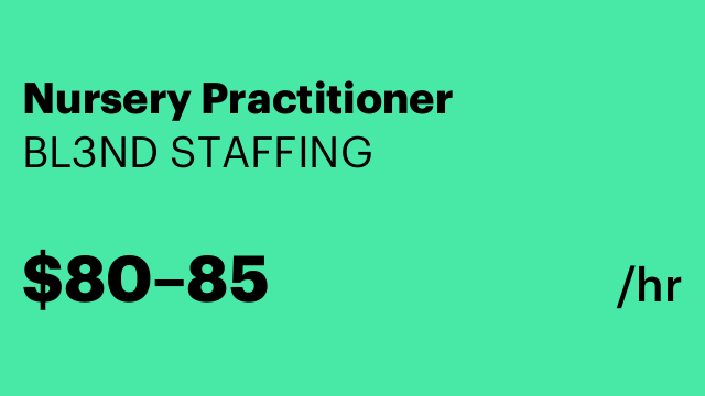 Nursery Practitioner