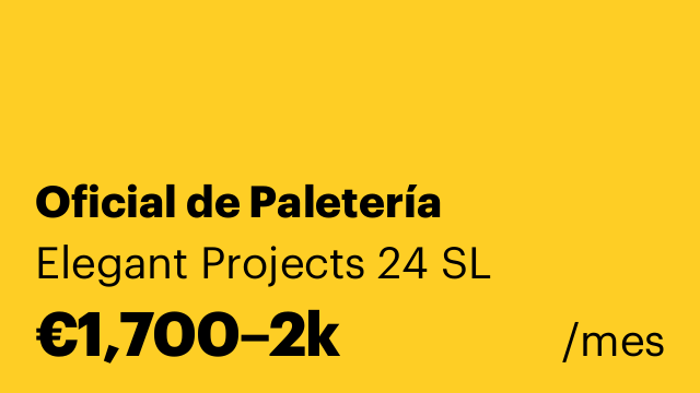 Oficial de Paletería