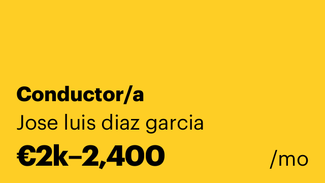 Conductor/a