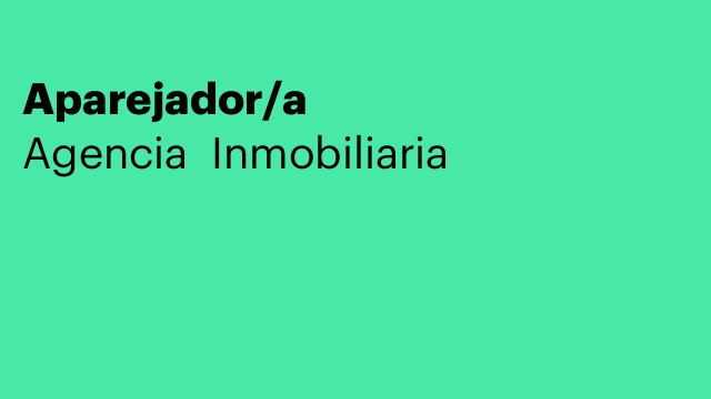 Aparejador/a