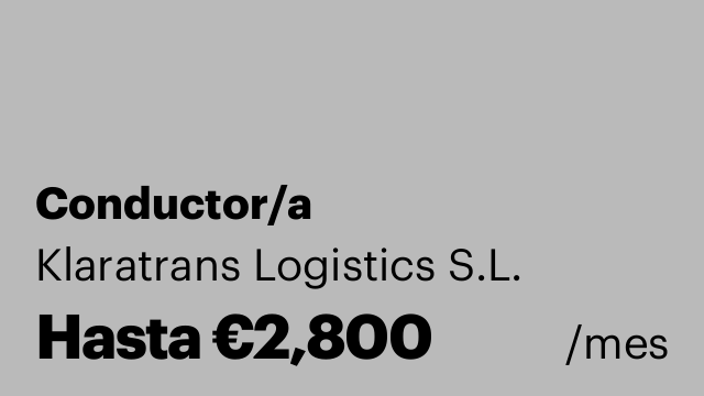 Conductor/a