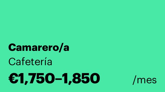 Camarero/a