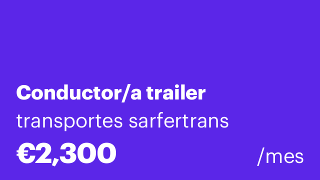 Conductor/a trailer