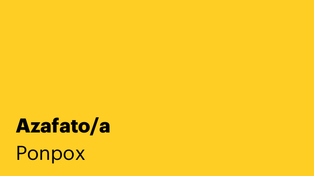 Azafato/a